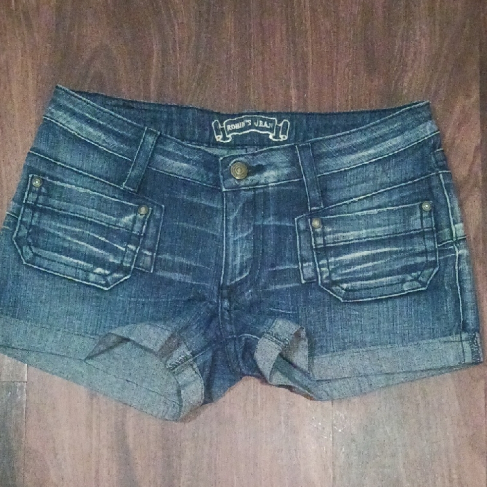 Robin's Jean Blue Jean Shorts Classic Style
